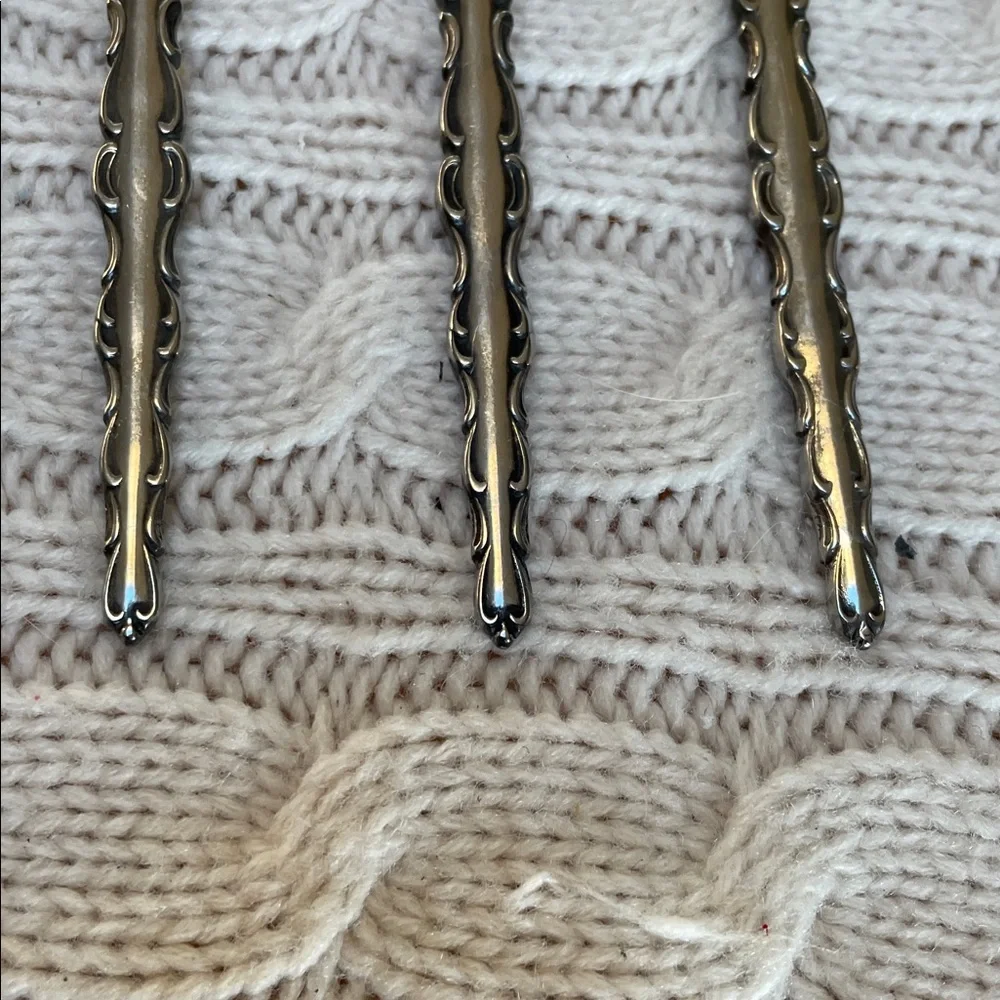 5 VTG Oneida Northland Dardanella stainless steel cocktail/seafood fork flatware